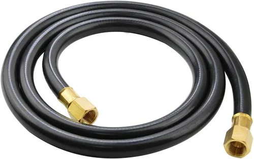 Vista 2 de Stanbroil Kit de instalación para fogatas con válvula de llave cromada de 1/2 pulgada para conexión de gas propano, 90K BTU máx