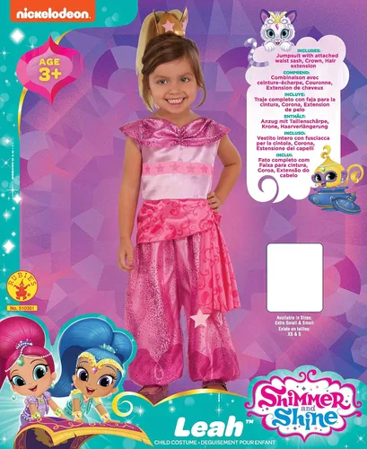 Vista 2 de Disfraz infantil Rubie's de Leah de Shimmer and Shine, XS, Multicolor