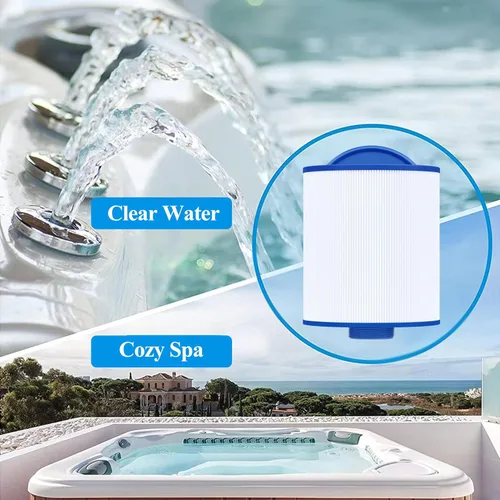 Vista 6 de Cryspool® 05014 Filtro compatible con 5CH-25, PMAX25P4, PTL20W-SV-P4, 108868, SD-00798, Cartucho de filtro de spa de 25 pies cuadrados, paquete de 2