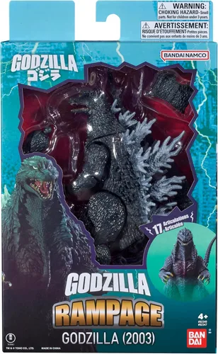 Vista 3 de BANDAI Namco - Godzilla 2003 - Godzilla Rampage - Figura de acción de 6 pulgadas
