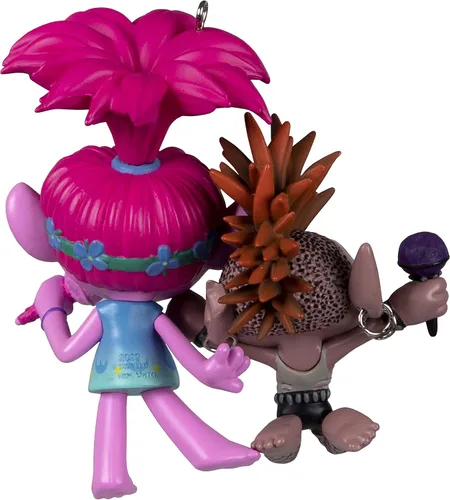 Vista 2 de Hallmark Keepsake Adorno de Navidad 2022, DreamWorks Trolls Friendship Rocks