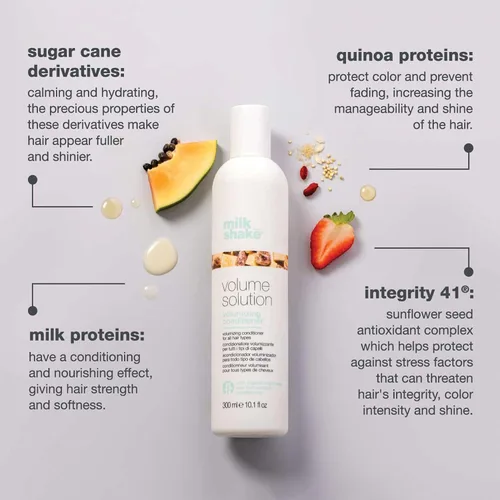 Vista 3 de milk_shake Acondicionador voluminizador para cabello fino - Acondicionador de volumen espesante para cabello fino