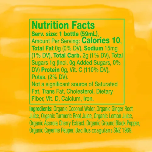 Vista 3 de Functional Shot por Vive Organic Una potente dosis de salud y bienestar Sin OMG, certificado USDA orgánico, vegano, sin gluten, prensado