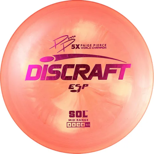 Vista 4 de Discraft Disco de golf ESP SOL de rango medio de 5.89-5.96 oz