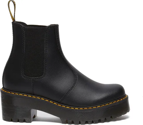 Vista 6 de Dr. Martens Botas Chelsea de piel Sanguine para mujer