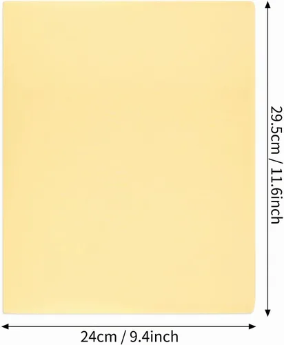 Vista 3 de EOOUT 24 carpetas de plástico con bolsillos, carpetas de bolsillo resistentes, carpetas de archivos de 2 bolsillos con 2 soportes para tarjetas