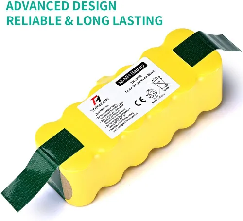 Vista 3 de HT TopHinon Batería de aspiradora Ni-MH de 3000mAh 14.4V para iRobot Roomba 500 510 520 530 532 535 540 545 550 552 555 560 562 570 580 581 585 595
