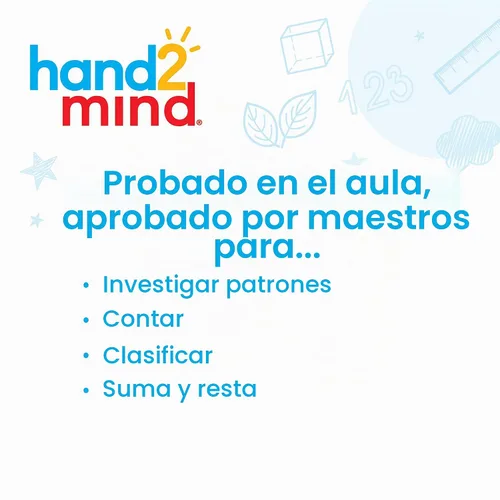 Vista 5 de hand2mind Contadores de espuma de dos colores, juego de 200