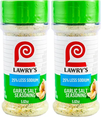 Vista 28 de Lawry's 25% menos de sal de ajo y sodio con perejil, 5.62 oz