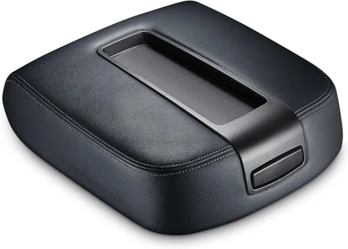 Vista 11 de AOMSAZTO Jumeat - Fundas de consola de asiento para Dodge Ram 1500 2002-2012, fundas para reposabrazos para Dodge Ram 1500, color negro