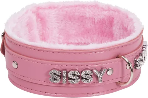 Vista 2 de paloli Pink Choker Necklace for Women Leather Collar Fluffy Punk Leash Neck Choker Gothic Cosplay Sexy Jewelries