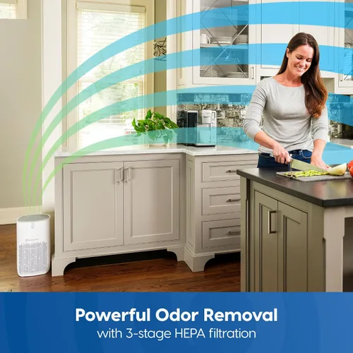 Vista 3 de Vacmaster AP272 - Purificadores de aire actualizados para el dormitorio del hogar, cubre hasta 1360 pies cuadrados, filtro H13 True HEPA con 4