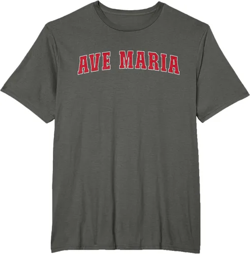 Vista 5 de Ave Maria FL Florida - Camiseta, Negro