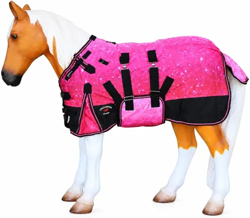 Vista 14 de CHALLENGER 1200D Foal Winter Blanket Miniature Pony Donkey Bellyband Turquoise Rustic Púrpura Rosa Ombre