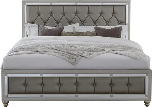 Vista 5 de Cama matrimonial Riley Tufted