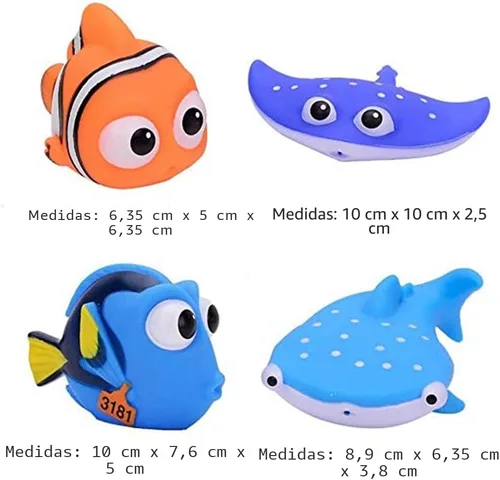 Vista 6 de Juguete de ducha para niños, juguetes de chorro de baño para bebés, juguetes de agua para bañera de tiburón, 4 juguetes de piscina para bebés