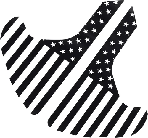 Vista 2 de JeCar Calcomanías de Vinilo de Ventilación de Guardabarros Lateral con Bandera Americana Precortadas Pegatinas de Bandera de EE.UU. Compatibles