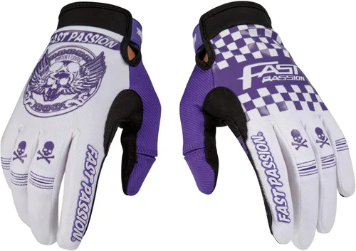Vista 7 de Guantes de motocicleta Fast Passion para hombres/mujeres - Guantes de bicicleta todoterreno y motocross con características antideslizantes