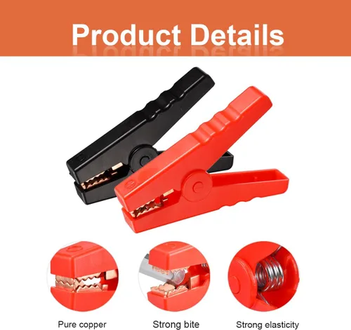 Vista 3 de ELFCULB XT60 a clips de cocodrilo, conector hembra XT60 de 12 AWG XT60, cable de desconexión rápida compatible con batería RC, estación de energía