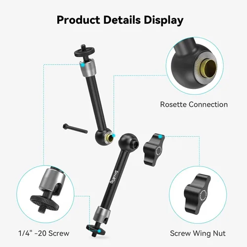 Vista 2 de SmallRig Brazo articulado (9.8in) 2066B