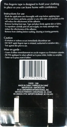 Vista 2 de Cinta de lencería - Mantiene tu ropa en su lugar!