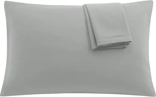 Vista 14 de uxcell Paquete de 2 fundas de almohada de microfibra suave serie 1800 con cremallera estándar (20 x 26 pulgadas), color dorado
