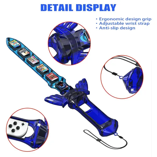 Vista 3 de KOEBSHPE Sword Accessories for Nintendo Switch, Skyward Sword Accessories for Switch SportsLegend of Zelda Tears of the KingdomSkyward Sword HD