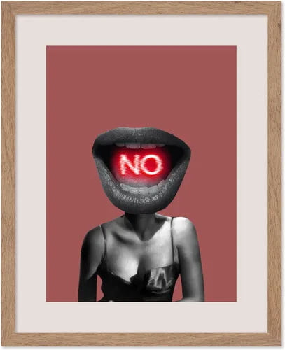 Vista 64 de Poster Master Impresión de labios dorados, póster de mordida de labio, arte moderno y minimalista, regalo bohemio para hombres y mujeres, diseño