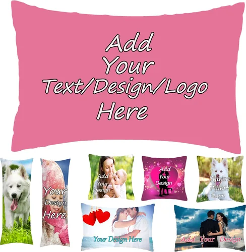 Vista 8 de Fundas de almohada personalizadas, fundas de almohada suaves personalizadas, añade tu texto, foto, decoración del hogar, sofá, cama, sala de estar