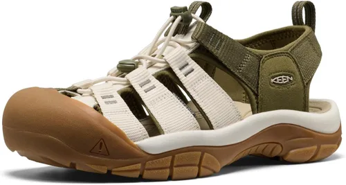 Vista 19 de KEEN Newport H2 Sandalias de punta cerrada para hombre Aleación/oro crema