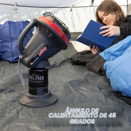 Vista 6 de Mr. Heater Little Buddy F215100 MH4B calentador de propano apto para uso en interiores con 3800 BTU, mediano, M