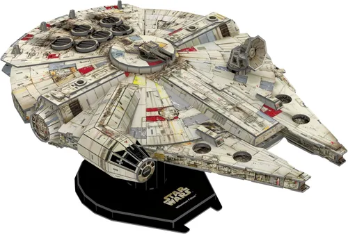 Vista 2 de 4D Cityscape Kits de modelo de papel 3D de Star Wars (Millennium Falcon)