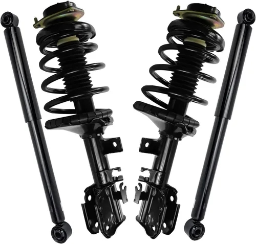 Vista 69 de Detroit Axle - Puntales y Amortiguadores para Chevy Traverse Buick Enclave GMC Acadia Saturn Outlook 2007-2012, 2 puntales delanteros con resorte
