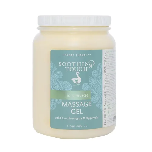Vista 3 de Soothing Touch Gel de masaje muscular dolorido, clavo, eucalipto, menta, 640 onzas