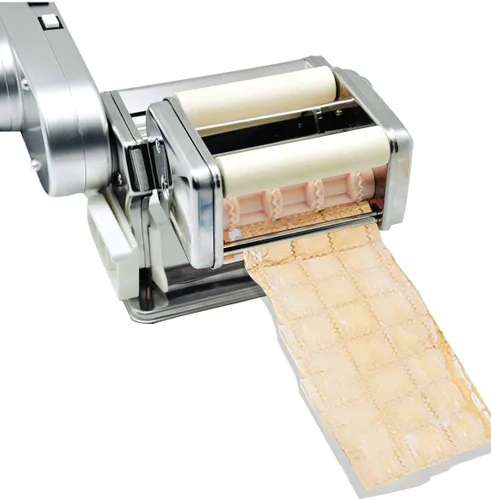 Vista 5 de Shule Máquina de pasta eléctrica con motor Máquina automática de pasta con manivela y rodillos multifuncionales