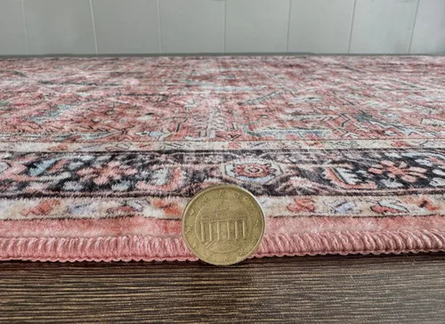 Vista 248 de GLN Rugs Traditional Collection - Alfombra de felpilla lavable a máquina, tradicional lavable, antideslizante, alfombra de felpilla de pelo corto