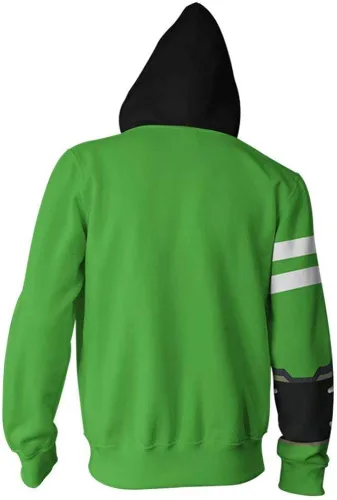 Vista 3 de EvenShop Ben - Sudadera con capucha de dibujos animados de anime, para cosplay, sudadera con estampado 3