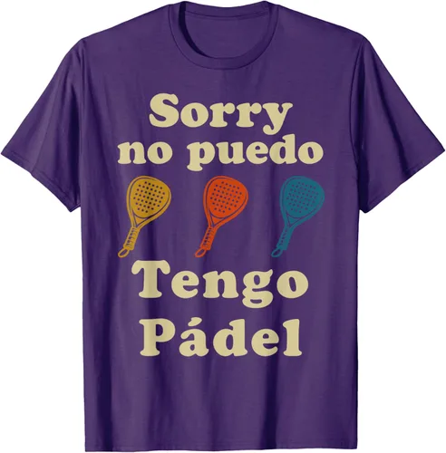 Vista 30 de Funny I Have Padel Player Sport en Español Camiseta Hombre