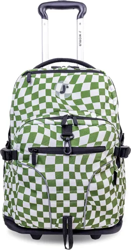 Vista 8 de J World New York Mochila rodante Lunar, bolsa para laptop con ruedas, Negro -, Mochila rodante Lunar, bolsa para laptop con ruedas