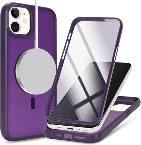 Vista 51 de Funda para iPhone 8 Plus con protector de pantalla, compatible con Magsafe, para iPhone 7 Plus, protector de pantalla integrado, funda delgada