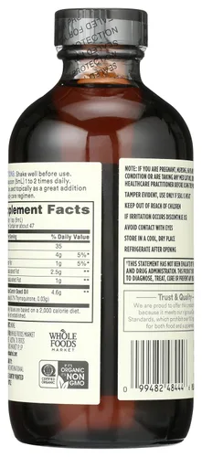 Vista 2 de Whole Foods Market, Aceite de Semilla Negra Orgánico, 8 Fl Oz