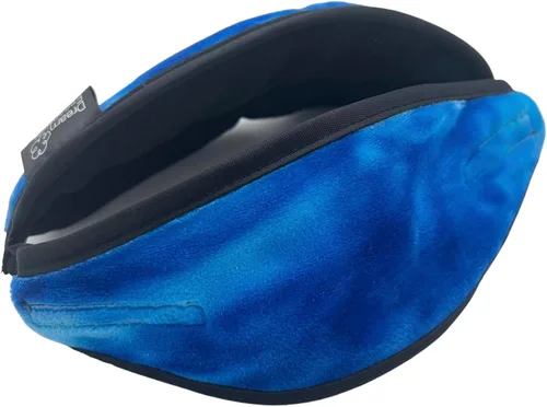 Vista 3 de Dream Essentials Utopia - Máscara de lujo para dormir, hecha a mano en los Estados Unidos, algodón transpirable, diadema ancha ajustable, hombres