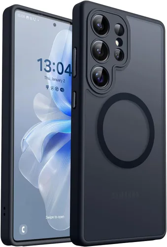 Vista 56 de CANSHN Funda diseñada para Samsung Galaxy A16-5G [protección completa de la cámara] [compatible con Magsafe] funda protectora trasera translúcida