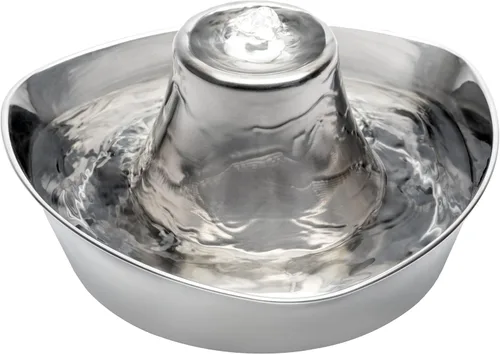 Vista 11 de PetSafe Seaside - Fuente de acero inoxidable para gatos y perros, filtros de agua adicionales y 1 bomba incluida, la torre crea un flujo relajante