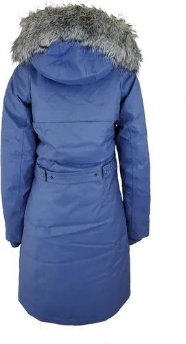Vista 3 de Columbia Flurry Run Down Long Omni Heat Jacket Abrigo con capucha para mujer