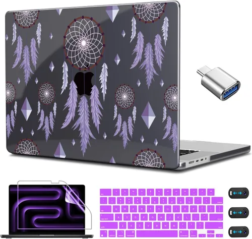 Vista 33 de CISSOOK Funda para MacBook Pro de 14 pulgadas 2025-2021 Release M5 A3434 M4 A3401 A3112 A3185 M3 A2918 A2992 M2 A2779 M1 A2442, carcasa rígida