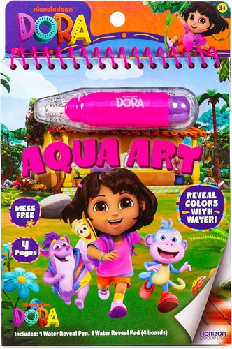 Vista 9 de Horizon Group USA Bluey Aqua Art - Hojas de actividad reutilizables con revelación de agua y bolígrafo de agua para dibujo y coloreado sin manchas