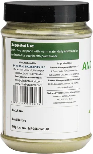 Vista 6 de bixa BOTANICAL Andrographis Polvo 7.05 oz 7 OZ Andrographis Paniculata Hierba amarga Kalmegh Suplemento herbario tónico natural para hígado