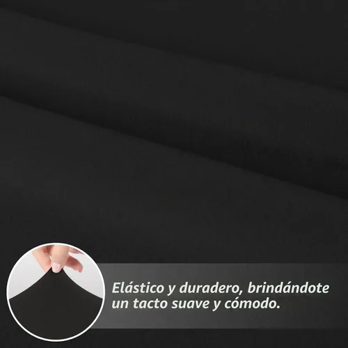 Vista 4 de Easy-Going - Juego de 2 fundas elásticas para sillas de comedor, fundas para sillas de comedor, fundas para sillas Parsons para comedor, ceremonia