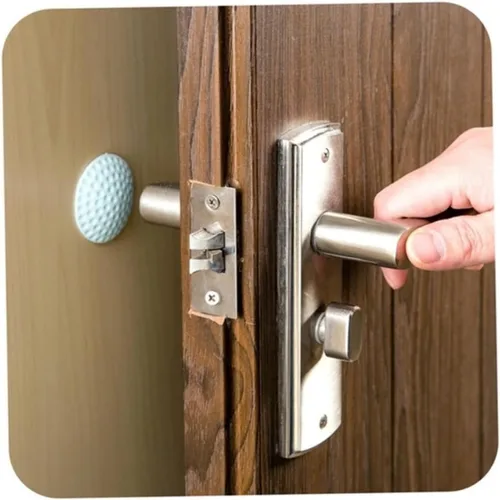 Vista 3 de Ciieeo Protector de gabinete, tope de cerradura de puerta, manijas de puerta de gabinete, parachoques de puerta de gabinete, pomos de puerta